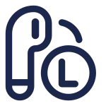Airbuds Left SVG Icon